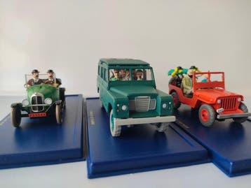 Hergé Moulinsart 1:43 - Modelauto (3) - Citroën 5CV torpédo, Nieuw