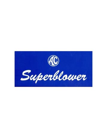 2000 AC SUPERBLOWER BROCHURE ENGELS, Ophalen of Verzenden, Nieuw