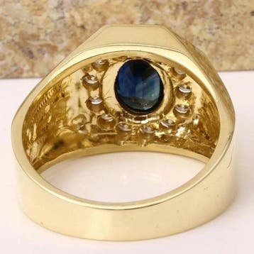 Zonder minimumprijs - Statement ring Zilver - 7.39ct. tw.