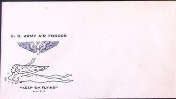 Amerikaanse envelop WWII (lijst optie), Verzenden