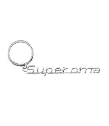 Zilveren Sleutelhanger Super Oma, Verzenden, Nieuw