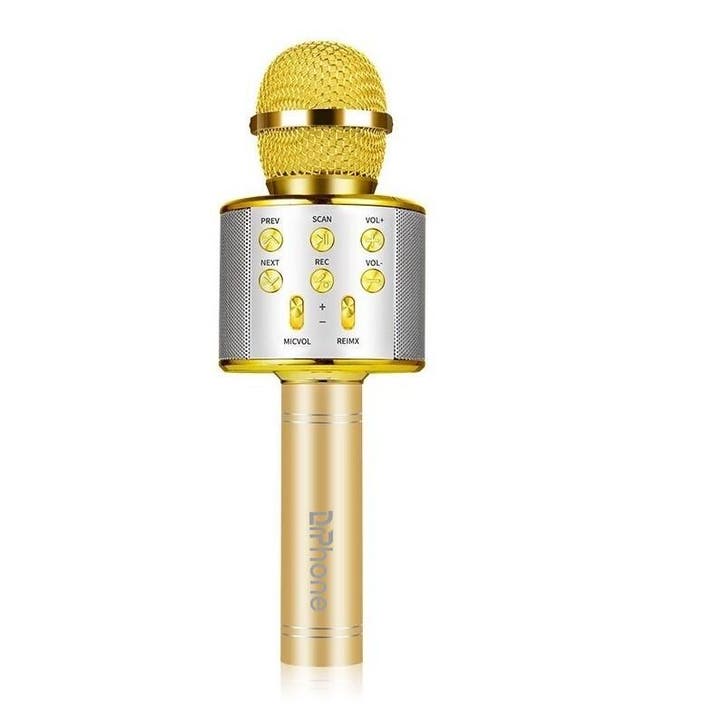 DrPhone KARO Bluetooth Karaoke Microfoon Draadloos –, Muziek en Instrumenten, Microfoons, Nieuw, Verzenden