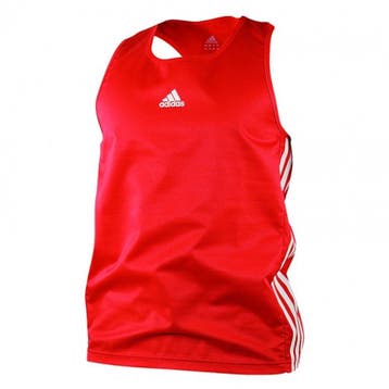 Adidas Amateur Boxing Tank Top Lightweight Rood Wit, Verzenden, Vechtsport, Nieuw, Adidas