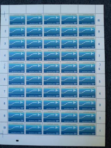 Nederland - 1966/1981- Partij van 20 postfrisse vellen, Postzegels en Munten, Gestempeld