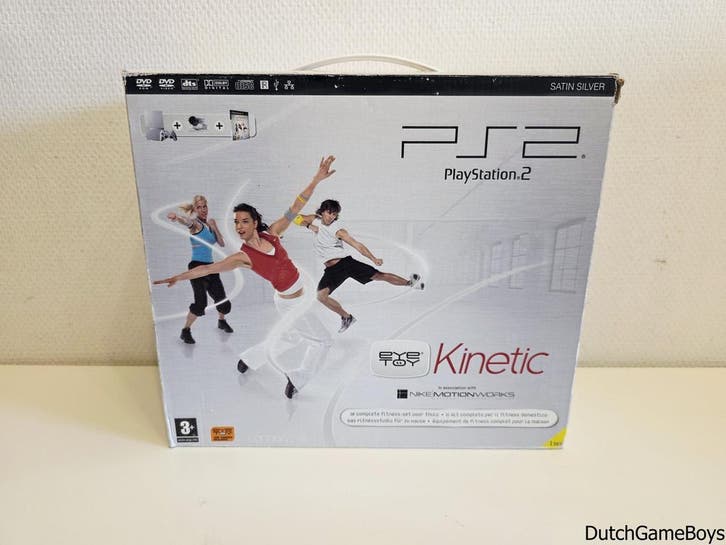 Playstation 2 / PS2 - Console - Slim Satin Silver - Eye Toy, Consoles de jeu & Jeux vidéo, Consoles de jeu | Sony PlayStation 2