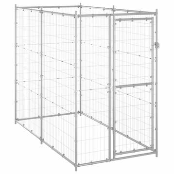 vidaXL Hondenkennel voor buiten 110x220x180 cm, Verzenden, Nieuw