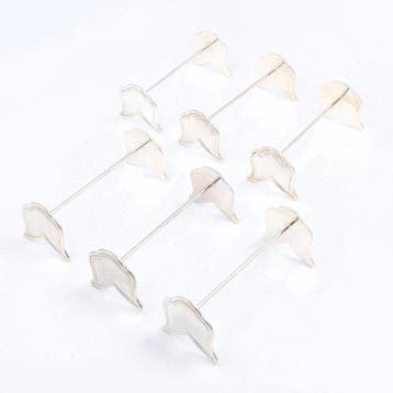 Wolfers Frères - model Chippendale - Porte couteau (6) -, Antiquités & Art, Antiquités | Argent & Or