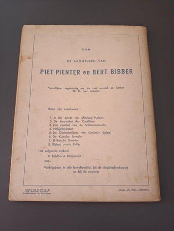 Piet Pienter en Bert Bibber 8 - Bibber Contra Tutter - 1, Nieuw