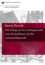 Het belang van het vermogensrecht voor de beoefenaar van het, Boeken, Verzenden, Zo goed als nieuw, Steven Perrick
