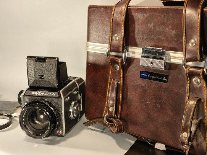 Bronica EC + Zenzanon 2,8/100mm + acc. | Analoge camera, Audio, Tv en Foto, Fotocamera's Analoog
