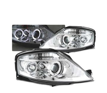PHARES POUR CITROEN C3 02-09 ANGEL EYES CHROMÉ, Autos : Pièces & Accessoires, Verzenden