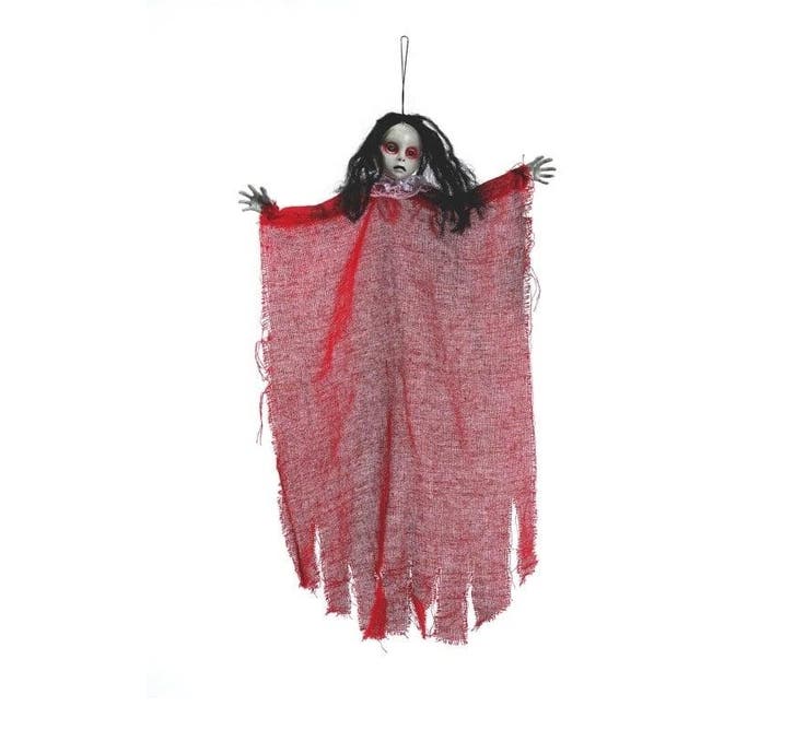 Halloween Pop Pop Rood 60cm, Hobby en Vrije tijd, Feestartikelen, Nieuw, Verzenden
