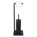 WC Rolhouder + Borstel | Zwart | Nieuw | Scherpe Prijs, Huis en Inrichting, Minder dan 50 cm, Nieuw, Ophalen of Verzenden, Minder dan 25 cm