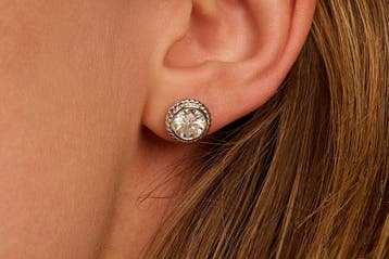 Oorbellen - 14 karaat Witgoud - 2.51ct. tw. Diamant, Nieuw