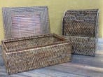 Flamant - Mand - Rattan - Drie Woonaccessoires