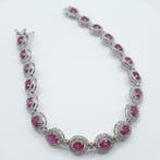 Zonder minimumprijs - Armband - 18 karaat Witgoud - 6.40ct., Nieuw