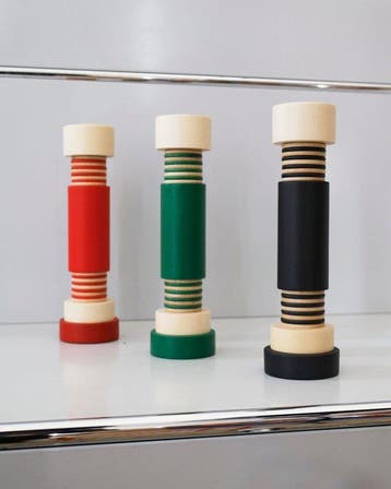 Alessi - Ettore Sottsass - Salière et poivrière - Twergi