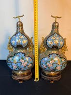 Dubbele kalebas vaas - Emaille - China