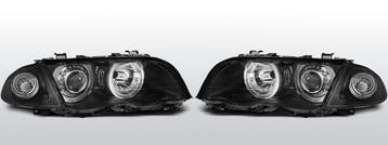 Koplampen Angel Eyes | geschikt voor BMW 3 Series E46 1998-2, Verzenden