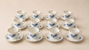 Richard Ginori - Koffieservies voor 12 (24) - Service de 12