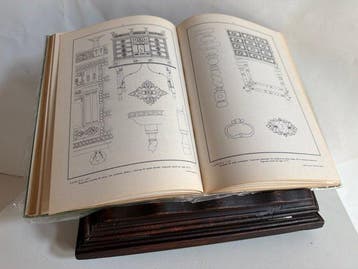 Écritoire - Bois dur - Pupitre de lecture, Antiquités & Art
