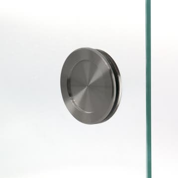 Schuifdeur komgreep zelfklevend (set van 2 stuks) - Antracie, Verzenden