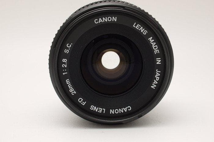Canon FD 2,8/28mm S.C. | Prime lens, TV, Hi-fi & Vidéo, Appareils photo analogiques