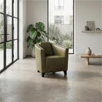 Leren fauteuil Press Special - Vintage Olive (olijf/groen), Huis en Inrichting, Nieuw, Ophalen of Verzenden, Eigentijds, Klassiek, Retro, Romantisch, Vintage