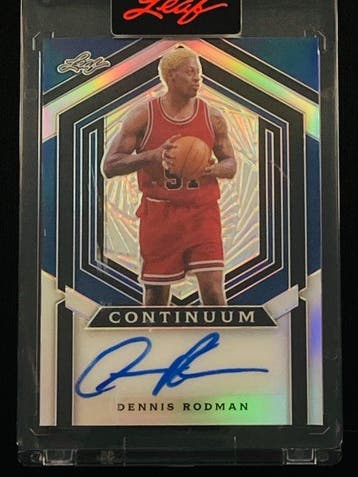Chicago Bulls - NBA basketbal - Dennis Rodman - AUTO -, Verzamelen, Nieuw