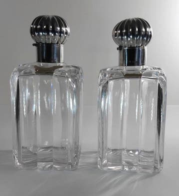 Richard Hodd & Son - Bouteille de parfum (2) - Argent 925