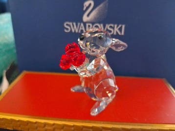 Swarovski - Beeldje - Rabbit with Roses - 5063338 - Box +