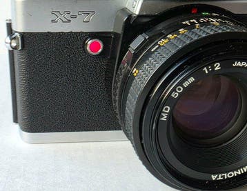 Minolta X-7 + MD 2/50mm | Single lens reflex camera (SLR)