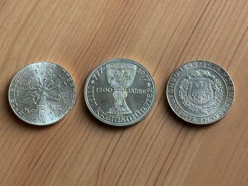 Oostenrijk. Lot of 3 coins: 50 & 100 Schilling 1974/1977,