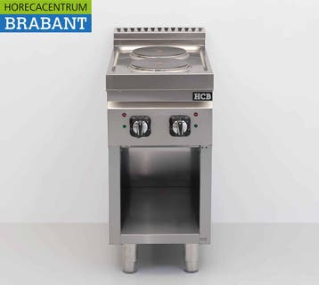 Cuisinière électrique HCB en acier inoxydable à 2 feux, 5,2, Verzenden