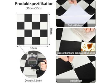 Veiling - Partij vinyl kleeftegels totaal 125 pakken, Doe-het-zelf en Bouw, Tegels, Nieuw