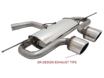 R32 R20 Sport Look Uitlaat Systeem voor Volkswagen Golf 5 &, Auto diversen, Ophalen of Verzenden
