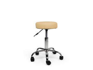 Tabouret Beige - Lage uitvoering, Huis en Inrichting, In hoogte verstelbaar, Nieuw