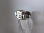 Argent, Spinel - Bague - Style Art déco