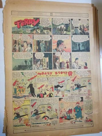 Terry and the Pirates - Smokey Stover - 34 Krantpaginas -, Nieuw