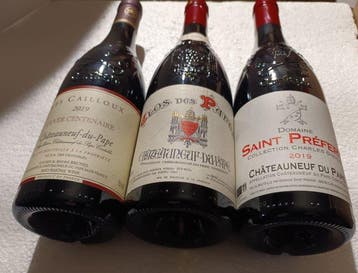 2019 Les Cailloux Cuvée Centenaire, Clos des Papes 2003 &
