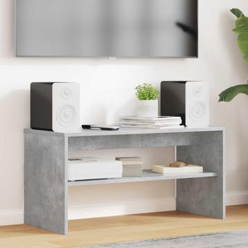 vidaXL TV Kast 80 x 35 x 40 cm Beton Grijs Bewerkt hout, Verzenden