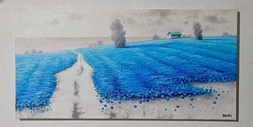 Roberto Mauri (1977) - Nostalgia in Blu, Antiek en Kunst