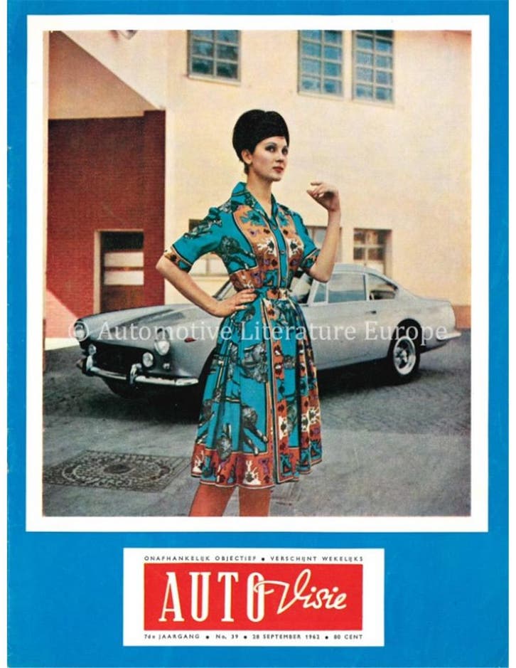 1962 AUTOVISIE MAGAZINE 39 NEDERLANDS, Boeken, Auto's | Folders en Tijdschriften, Ophalen of Verzenden
