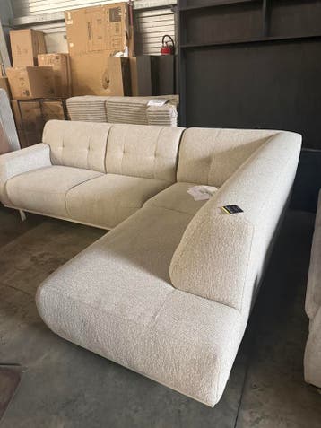 Avalon bankstel, kleur beige (nieuw, outlet), Nieuw, Stof