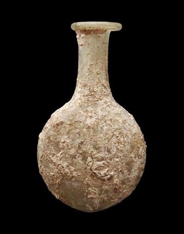 Oud-Romeins - Unguentarium van glas - 1e / 2e eeuw na Chr.