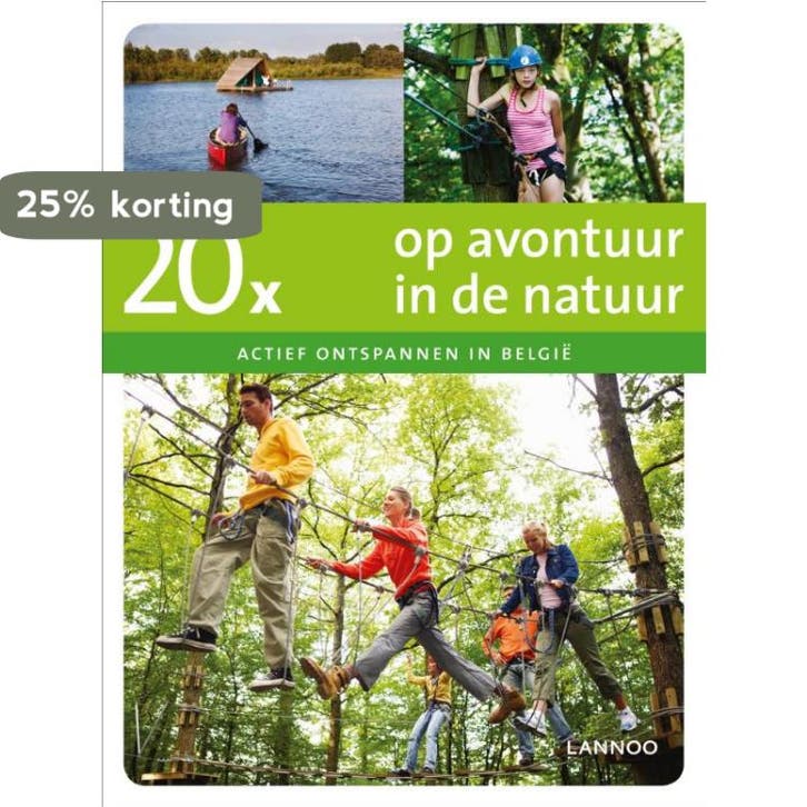 20x op avontuur in de natuur / 20 x gidsen 9789020996302, Boeken, Reisgidsen, Zo goed als nieuw, Verzenden