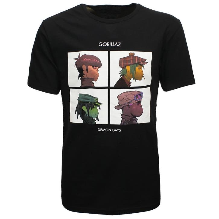 Gorillaz Demon Days Album Cover T-Shirt, Vêtements | Hommes, T-shirts