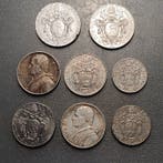 Vaticaan. Lote de 8 monedas (2 en plata) (Zonder, Postzegels en Munten