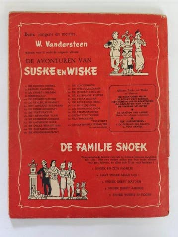 Suske en Wiske RV-32 - Het sprekende testament - 1 Album -, Boeken, Nieuw