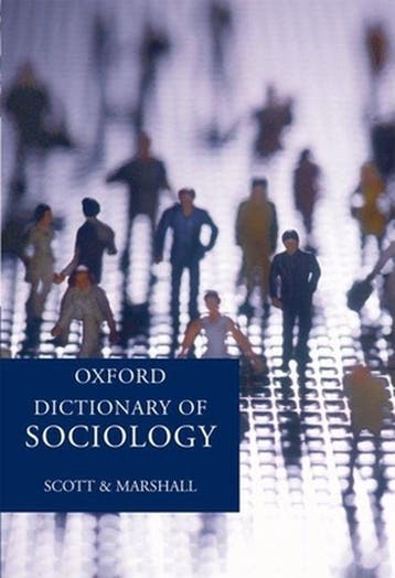 A Dictionary of Sociology 9780198609865 Scott, Verzenden, Scott